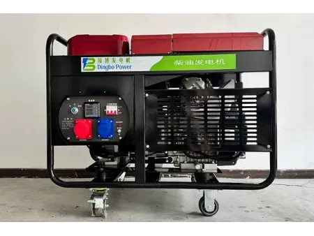 공랭식 오픈 프레임 디젤 발전기 (2기통)