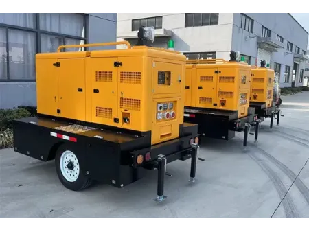 이동식 전력 발전기 및 배수 펌프 유닛