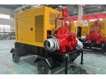 트레일러 장착 더블 섭션 펌프