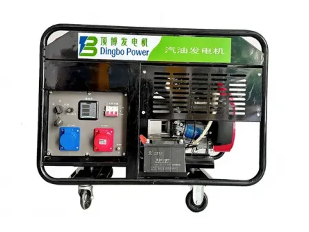 공냉식 오픈 프레임 가솔린 발전기 (2기통)