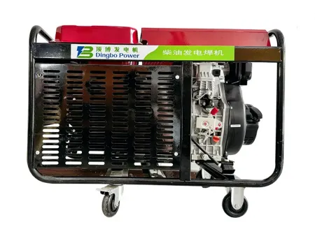 공냉식 디젤 용접 발전기 (단기통)