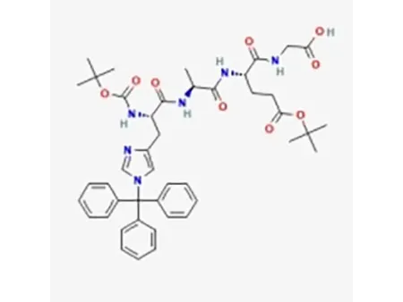 Boc-히스(Trt)-알라닌-글루(OtBu)-글라이신-OH