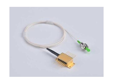가스감지용 8-10mw 1653.5nm 버터플라이타입 피그테일드 레이저모듈(협선폭 1653nm 버터플라이타입 피그테일 레이저)