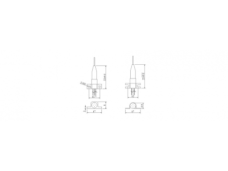 FP 광섬유 결합형 레이저 다이오드 드라이버1-4mw