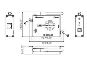 LC-0RGB-WIFI LED コントローラー